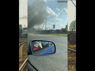 Воронеж: по дороге в Новую Усмань сгорел автомобиль. Целиком и полностью. 🔥