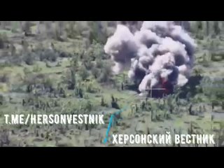 Военнослужащие группировки “Днепр“ уничтожили БМП противника на правобережье Херсонской области