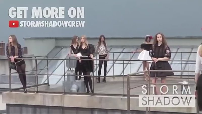 Marie SInfiltre gets kicked out from Chanel Runway by Gigi Hadid