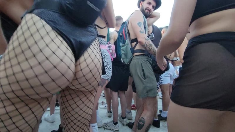 Booty Thong Festival Rave Candid 8 XHi8