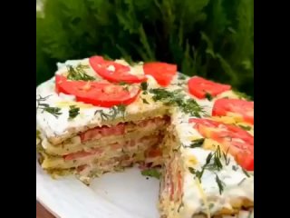 Вкусный торт из кабачков