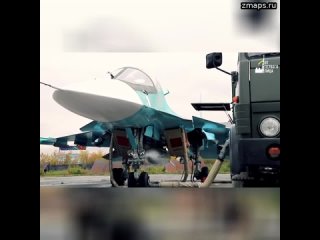 Очередная партия фронтовых бомбардировщиков Су-34 отправлена в войска.   Вторая в этом году партия