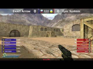 Stream cs 1.6 // Exact Arrow -vs- Epic System // Final EAC#1 @ by kn1fe