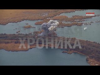 Destrucción de la estación de radar ST-68UM de Ucrania por un ataque con misiles en la zona del pueblo. Velikaya Kostromka... an