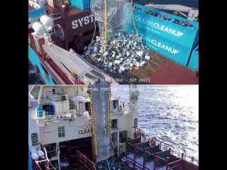 Проект "Очистка океана" завершил свою первую успешную поездку — сверху 3D проект, снизу уже итоговый результат (видео)