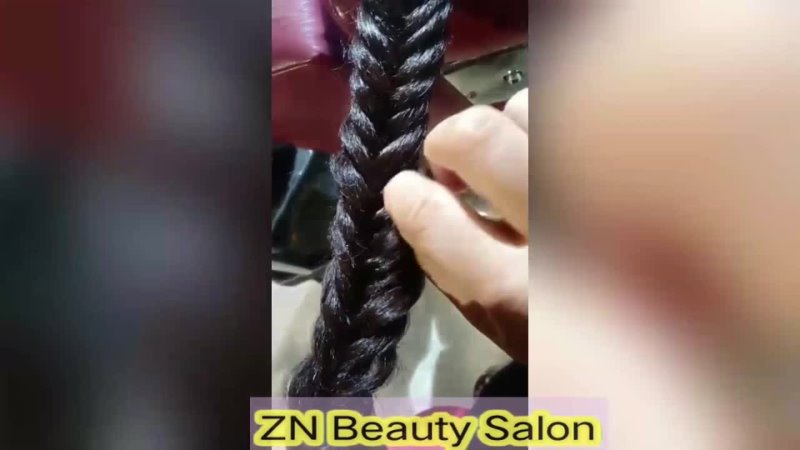 ZN Beauty Salon French Tail Bnane Ka Tareqa French Braid French In