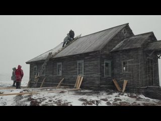 Строительство декорации к фильму “Челюскин. Первые“