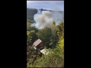 Сгорел ресторан «Старая мельница» в Строенцах