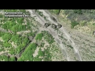 Работа русских разведчиков на Артемовском направлении