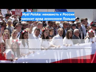 Myśl Polska: ненависть к России наносит вред экономике Польши