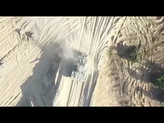 Otro vídeo de un dron de Hamas destruyendo un Merkava israelí