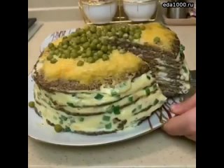 Печёночный торт «Налетайка»