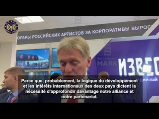 Peskov sur les derniers développements en Arménie