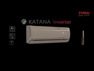 Инверторный кондиционер Калининград  FUNAI KATANA Inverter цвет золото, золотой, желтый