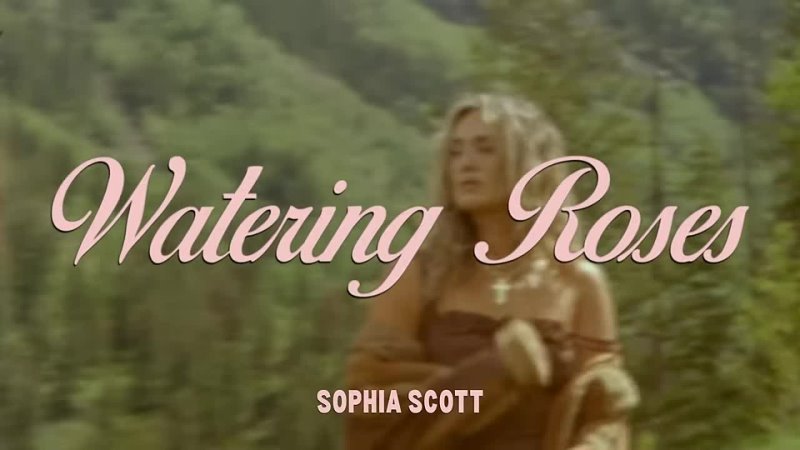 Sophia Scott Watering Roses ( Barstool