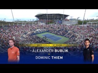[1080p 50fps] Aleksandr Búblik vs Dominic Thiem | US Open 2023 R1
