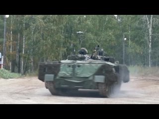 Dance BMP-3 with dynamic protection against RPGs