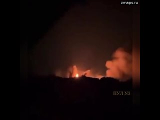 Главное видео из ночного сектора Газа: Постоянные взрывы и оранжевое от вспышек небо, больше никакой