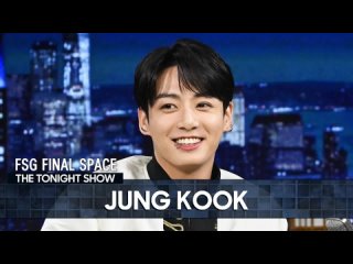 [Рус Саб] The Tonight Show | Чонгук из BTS говорит о новом сингле, который стал платиновым и учит Джимми хореографии