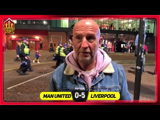 WEVE BECOME ARSENAL! Manchester United 0-5 Liverpool   DAVES FAN VLOG