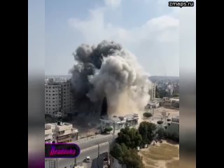 Новые кадры прилетов по сектору Газа — авиация ЦАХАЛ разбомбила очередную больницу   На видео — огро