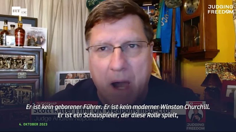 Die einzige Chance, die Selenski hat, aus dieser Nummer vielleicht ( ) heil rauszukommen, ist einfach in