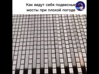 Во время плохой погоды, такой как сильный ветер или шторм, мосты могут проявлять некоторые характеристики, которые... (видео)