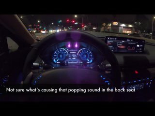 2021 Genesis G80 3.5T AWD Prestige POV Night Drive (3D Audio)(ASMR)