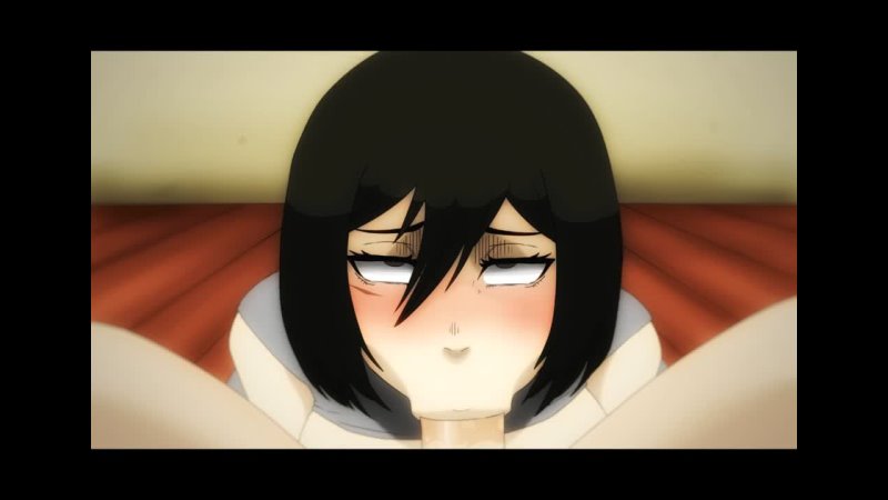 Mikasa Ackerman - #1/2. without sound. NTR; netorare; blowjob; cumshot; 3D sex porno hentai; (by @baddiesart) [Attack on Titan]