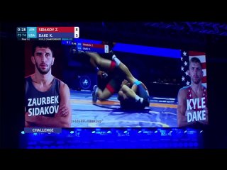 Zaurbek SIDAKOV (AIN) vs. Kyle Douglas DAKE (USA) _ Seniors World Championships 2023 _ Gold Medal _