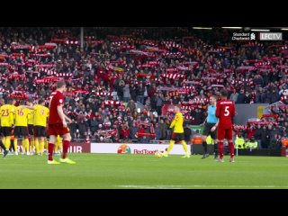 Inside Anfield Liverpool 2-0 Watford   TUNNEL CAM