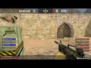 Stream cs 1.6 // Android -vs- IOS // Show-match from  @ by kn1fe