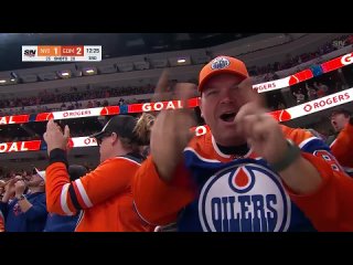 Oilers’ Zach Hyman Shovels In Puck Off Perfect Flip Pass From Connor