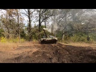 Боевая работа экипажей кочующих танков Т-80