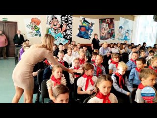 Детский писатель Дарья Мультановская встретилась с луганскими школьниками и дошколятами
