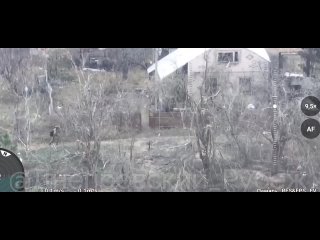 Ударный вертолёт Ми-28Н уничтожает пункт временной дислокации ВСУ на Херсонском направлении ракета Лемур