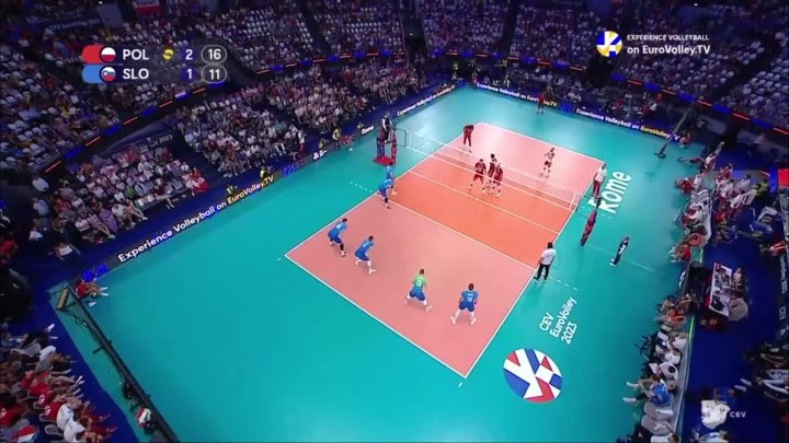 Волейбол | Чемпионат Европы 2023 | Полуфинал | Мужчины | Польша - Словения

