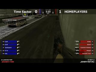 Финал турнира по CS 1.6 от проекта ““““ [Time Factor -vs- HOMEPLAYERS] @ by kn1fe /2map