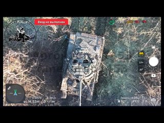 Уничтожение танка Т-72Б ВСУ на Авдеевском направлении силами 1453-го мотострелкового полка. Сперва вражеский танк был поражён ог