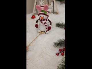 Снеговик мини мастер-класс