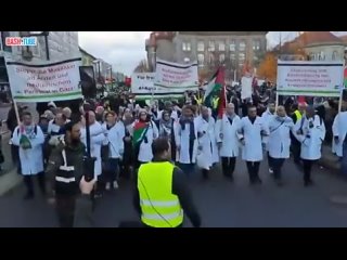 🇩🇪 Масштабные демонстрации врачей в Берлине против атак Израиля на больницы в Газе