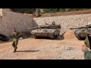 Israeli Merkava tanks