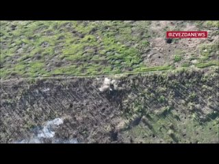 La nuit, des drones kamikaze “Geran“ ont frappé le territoire du 48e arsenal des forces armées ukrainiennes dans la région de Ka