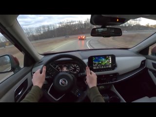 2021 Nissan Rogue - POV Evening Drive (Binaural Audio)
