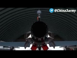 🇨🇳 Капониры для укрытия истребителей J-10 на аэродроие Вэньдэн в провинции Шаньдун