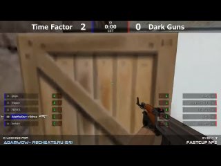 Stream cs 1.6 // Time Factor -vs- Dark Guns // Final Fastcup#2 @ by kn1fe
