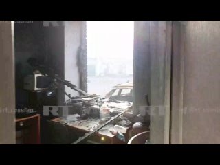 Военкор RT показал, как выглядит здание СТО изнутри после украинской атаки