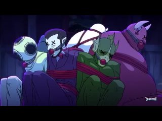 Scooby-Doo Daphne Velma and Monster Halloween - Скуби-Ду, Дафна Велма и Хэллоуин монстров порно хентай porno henta