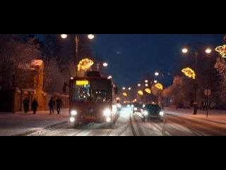 Новогодний автобус в Тобольске