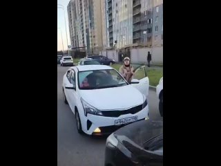 В питере яжемать с ребенком двигалась по одностороннему движению и устроила скандал. на все замечани...